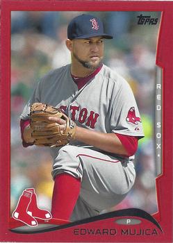 2014 Topps Update - Target Red Border #US-161 Edward Mujica Front