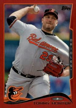 2014 Topps Update - Target Red Border #US-235 Tommy Hunter Front