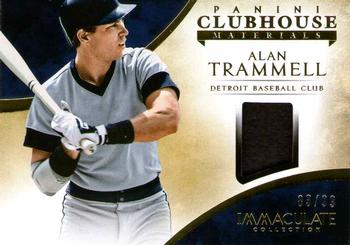 2014 Panini Immaculate Collection - Clubhouse Material #6 Alan Trammell Front