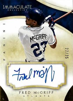 2014 Panini Immaculate Collection - Immaculate Autographs #77 Fred McGriff Front