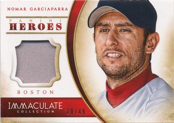 2014 Panini Immaculate Collection - Immaculate Heroes Materials #10 Nomar Garciaparra Front