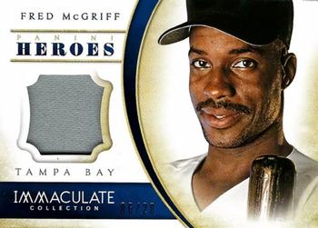 2014 Panini Immaculate Collection - Immaculate Heroes Materials #14 Fred McGriff Front