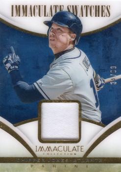 2014 Panini Immaculate Collection - Immaculate Swatches #60 Chipper Jones Front