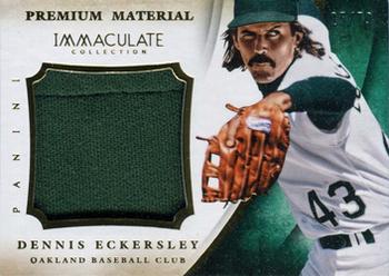 2014 Panini Immaculate Collection - Premium Material #31 Dennis Eckersley Front