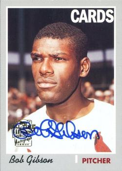 2004 Topps All-Time Fan Favorites - Autographs #FFA-BG Bob Gibson Front