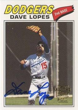2004 Topps All-Time Fan Favorites - Autographs #FFA-DL Dave Lopes Front
