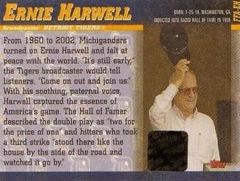 2004 Topps All-Time Fan Favorites - Autographs #FFA-EH Ernie Harwell Back