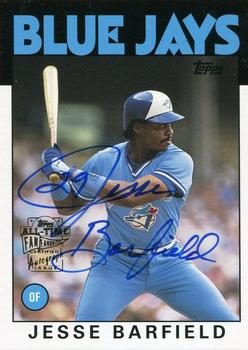 2004 Topps All-Time Fan Favorites - Autographs #FFA-JB Jesse Barfield Front