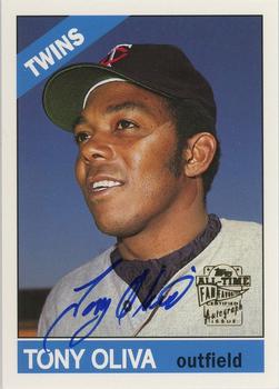 2004 Topps All-Time Fan Favorites - Autographs #FFA-TO Tony Oliva Front