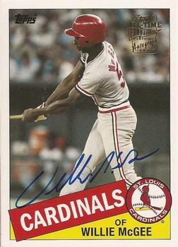 2004 Topps All-Time Fan Favorites - Autographs #FFA-WMC Willie McGee Front