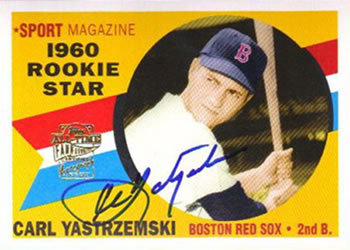 2004 Topps All-Time Fan Favorites - Autographs #FFA-CY Carl Yastrzemski Front