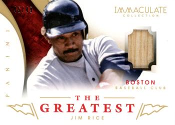 2014 Panini Immaculate Collection - The Greatest Materials #11 Jim Rice Front