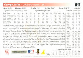 1997 Score #128 George Arias Back