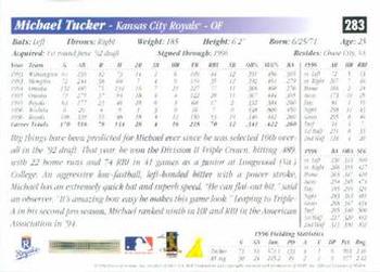 1997 Score #283 Michael Tucker Back