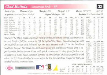 1997 Score #23 Chad Mottola Back