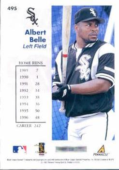 1997 Score #495 Albert Belle Back