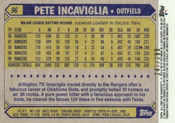 2004 Topps All-Time Fan Favorites - Refractors #96 Pete Incaviglia Back