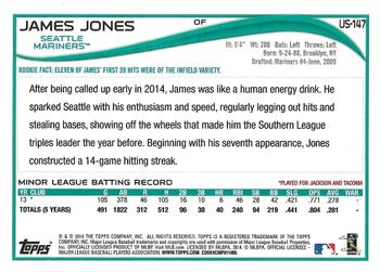 2014 Topps Update - Walmart Blue Border #US-147 James Jones Back