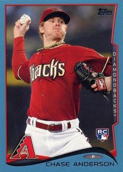 2014 Topps Update - Walmart Blue Border #US-52 Chase Anderson Front