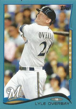 2014 Topps Update - Walmart Blue Border #US-123 Lyle Overbay Front