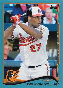 2014 Topps Update - Walmart Blue Border #US-160 Delmon Young Front