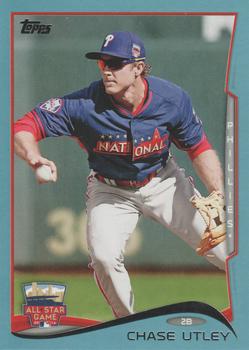 2014 Topps Update - Walmart Blue Border #US-292 Chase Utley Front