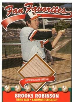 2004 Topps All-Time Fan Favorites - Relics #FFR-BR Brooks Robinson Front