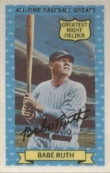 1970 Rold Gold Pretzels All-Time Baseball Greats #14 Babe Ruth Front
