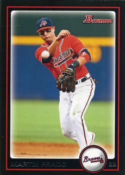 2010 Bowman #18 Martin Prado Front