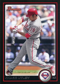 2010 Bowman #90 Chase Utley Front