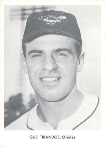 1958 Jay Publishing Baltimore Orioles Set A #NNO Gus Triandos Front