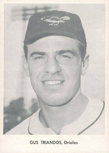 1958 Jay Publishing Baltimore Orioles Set C #NNO Gus Triandos Front