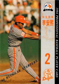 1994 CPBL #003 An-Hsi Lee Front