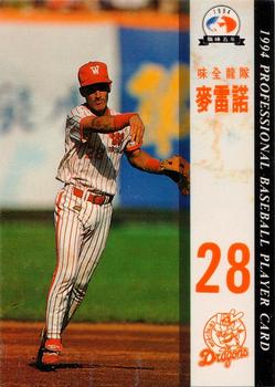 1994 CPBL #023 Mike Guerrero Front
