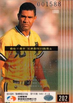 1994 CPBL #202 Luis de los Santos Back