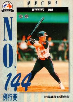 1994 CPBL #379 Chun-Chieh Huang Front