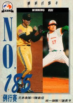 1994 CPBL #420 Yi-Hsin Chen / Chang-Heng Hsieh Front