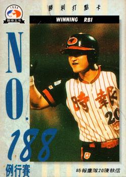 1994 CPBL #423 Chi-Hsin Chen Front