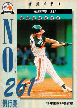 1994 CPBL #496 Ming-Hsiung Liao Front
