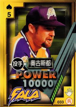 1997 Taiwan Major League Power Card #033 Don August Front