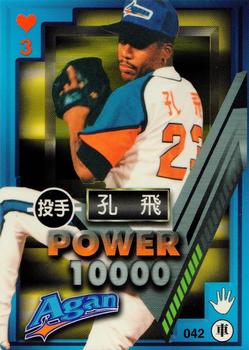 1997 Taiwan Major League Power Card #042 Fidel Compres Front