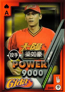 1997 Taiwan Major League Power Card #049 Ju-Hao Liang Front