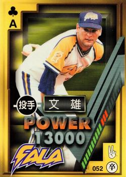 1997 Taiwan Major League Power Card #052 Steve Wilson Front