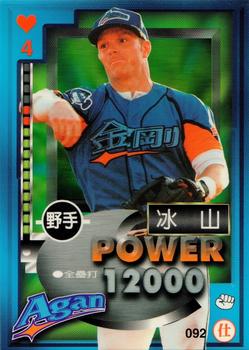 1997 Taiwan Major League Power Card #092 Lonnie Goldberg Front
