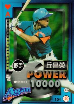1997 Taiwan Major League Power Card #104 Chang-Jung Chiu Front