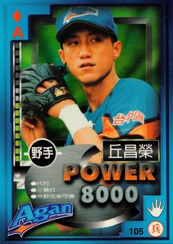 1997 Taiwan Major League Power Card #105 Chang-Jung Chiu Front