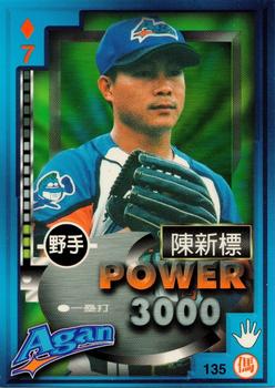 1997 Taiwan Major League Power Card #135 Hsin-Piao Chen Front