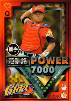 1997 Taiwan Major League Power Card #168 Hsun-Ming Fan Front