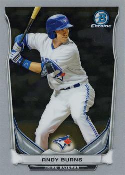 2014 Bowman Chrome - Prospects Error Card Variations #PEC-AB Andy Burns Front