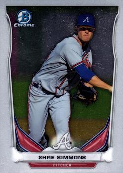 2014 Bowman Chrome - Prospects Short Prints #PS-SS Shae Simmons Front